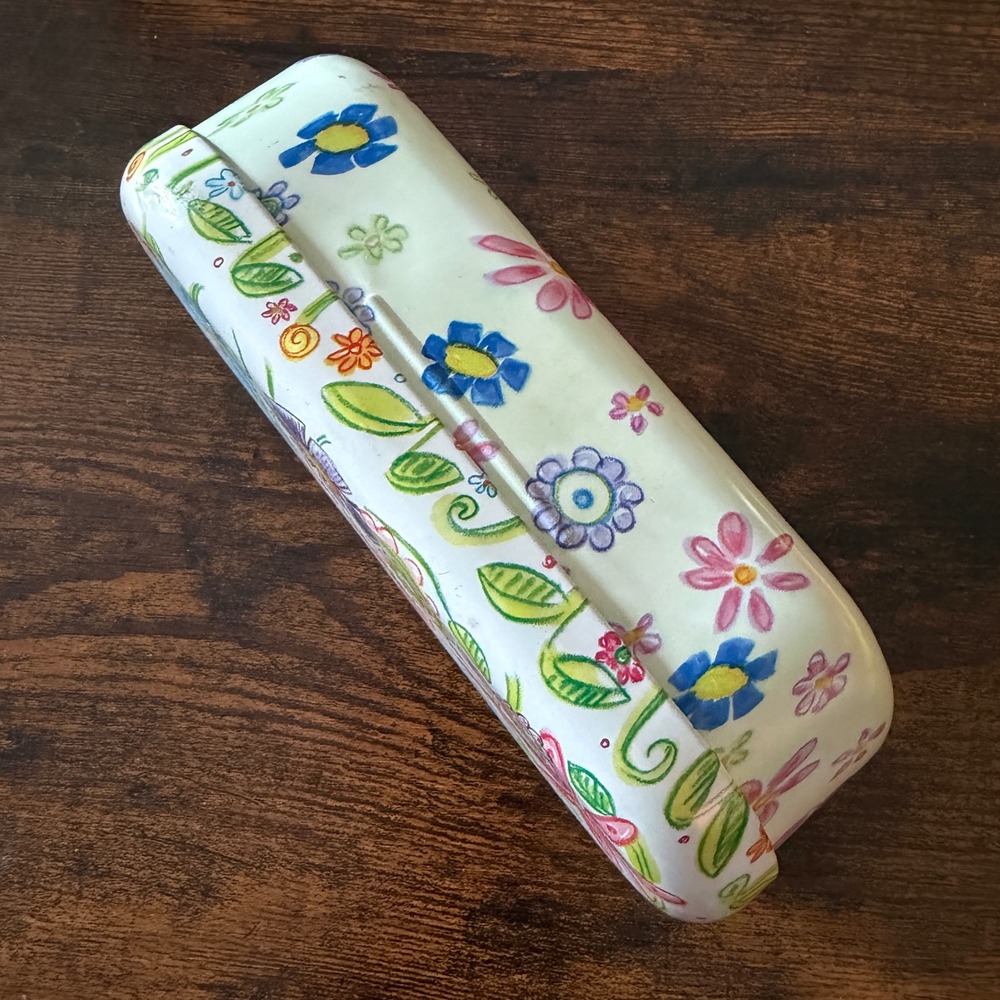 Rare Brighton Rose Bud Sunglasses Handmade Vintage Floral Hardshell Case A1115f - Picture 14 of 15